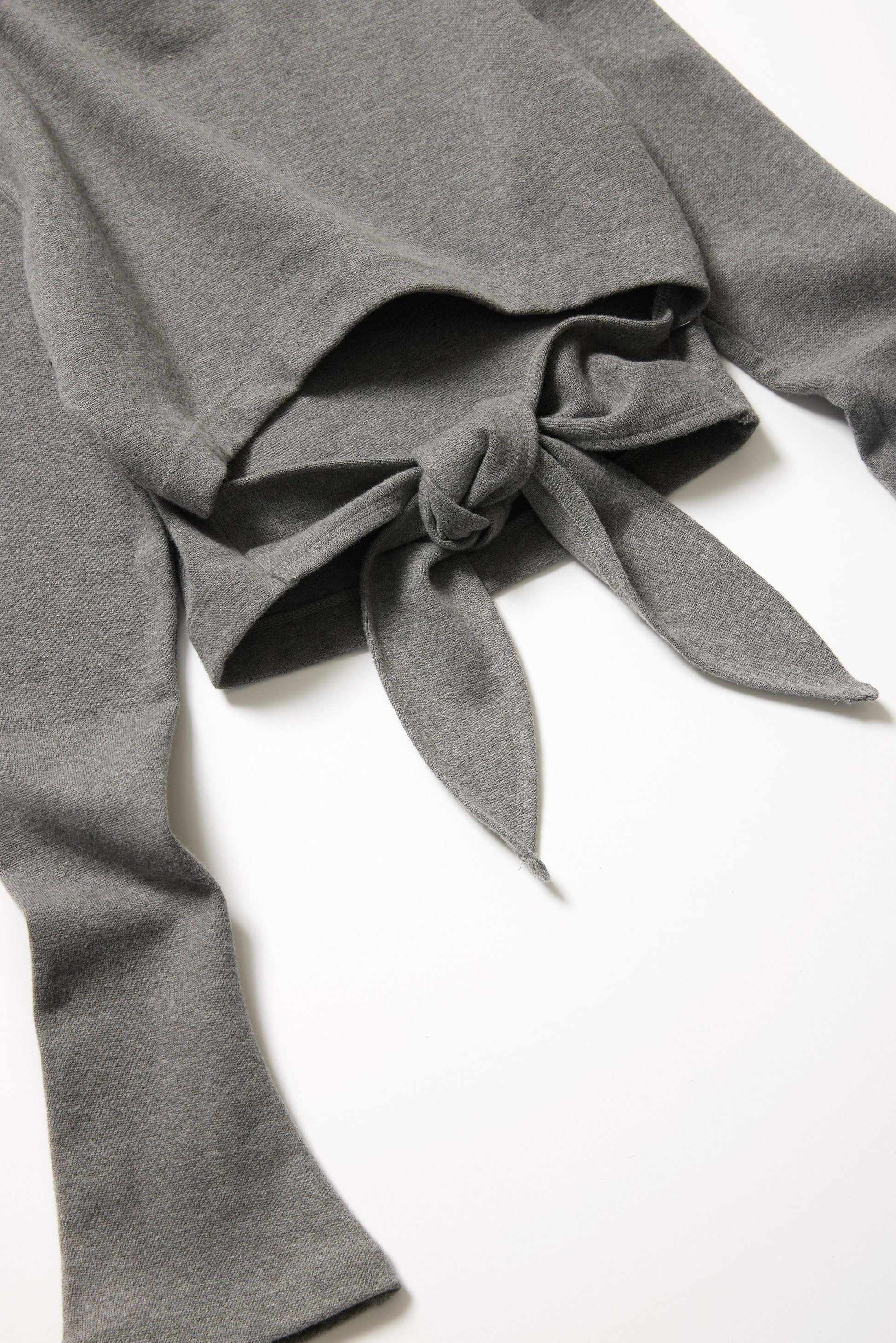 Haut court ouvert au dos Ondine グレー - aLORS online store