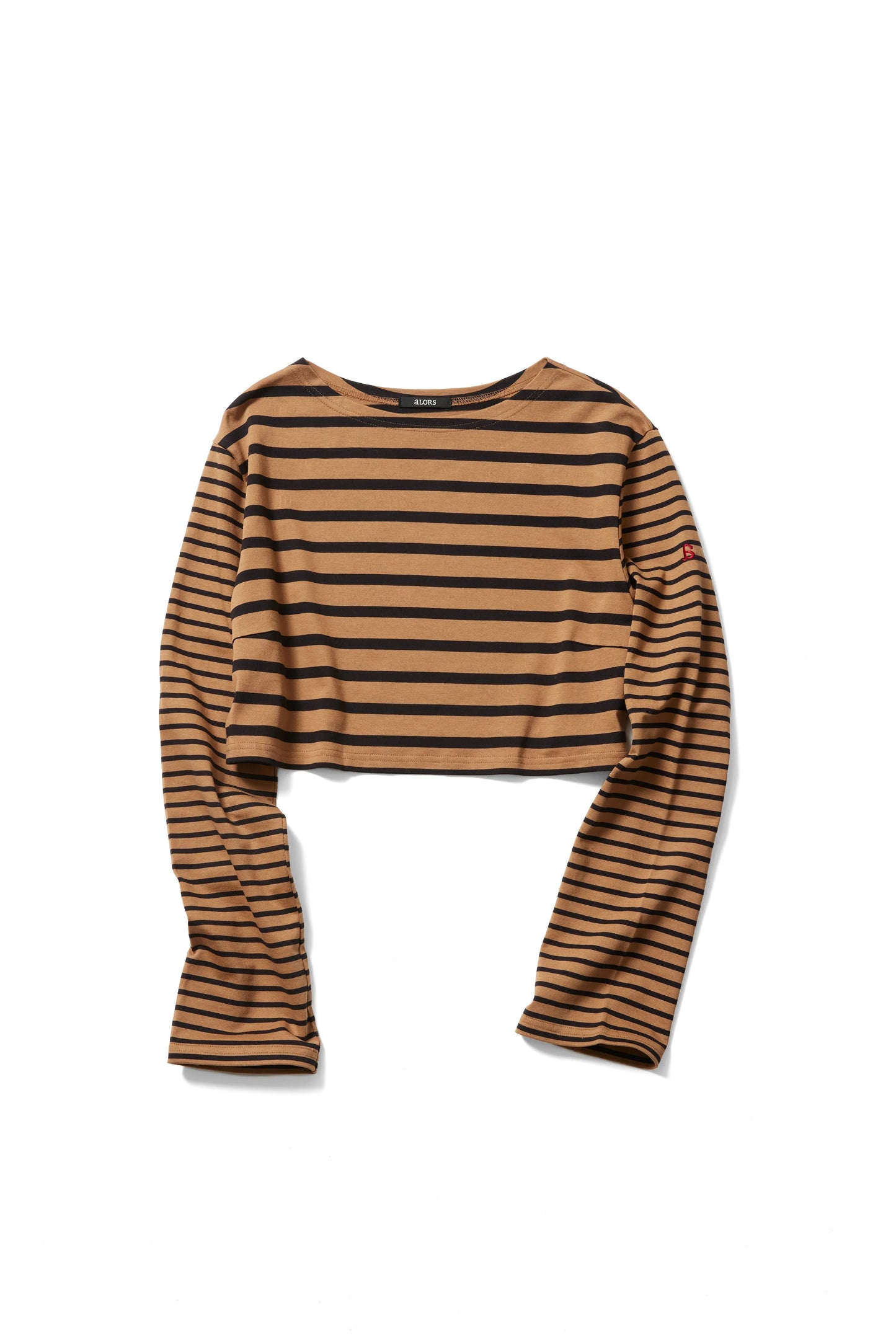 Haut marinière 【a】 ブラウン×ブラック　 - aLORS online store