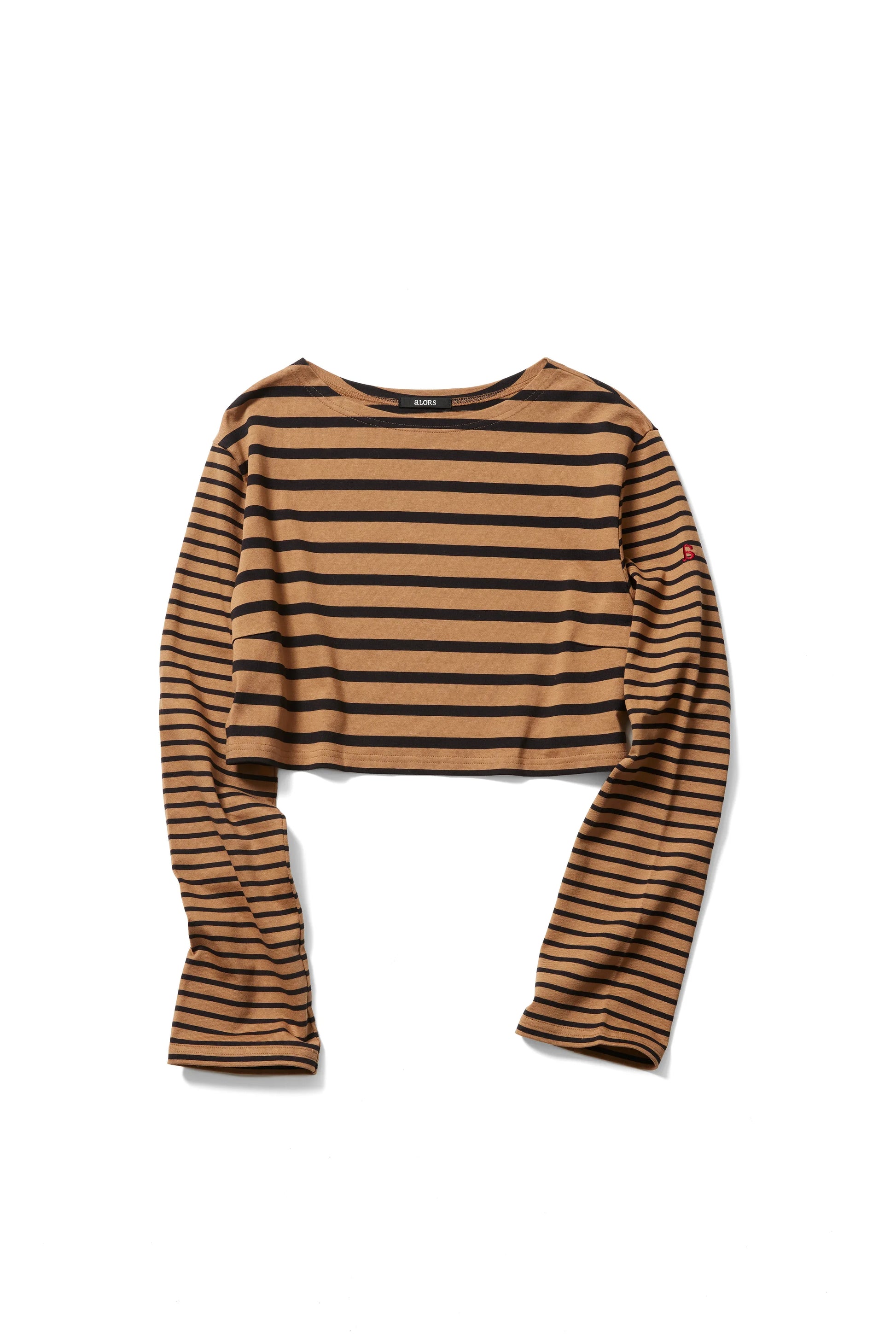 Haut marinière 【a】 ブラウン×ブラック　 - aLORS online store