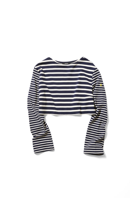 Haut marinière 【a】 ネイビー×アイボリー　 - aLORS online store