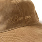 Casquette en velours côtelé Bon app'　キャメル　 - aLORS online store