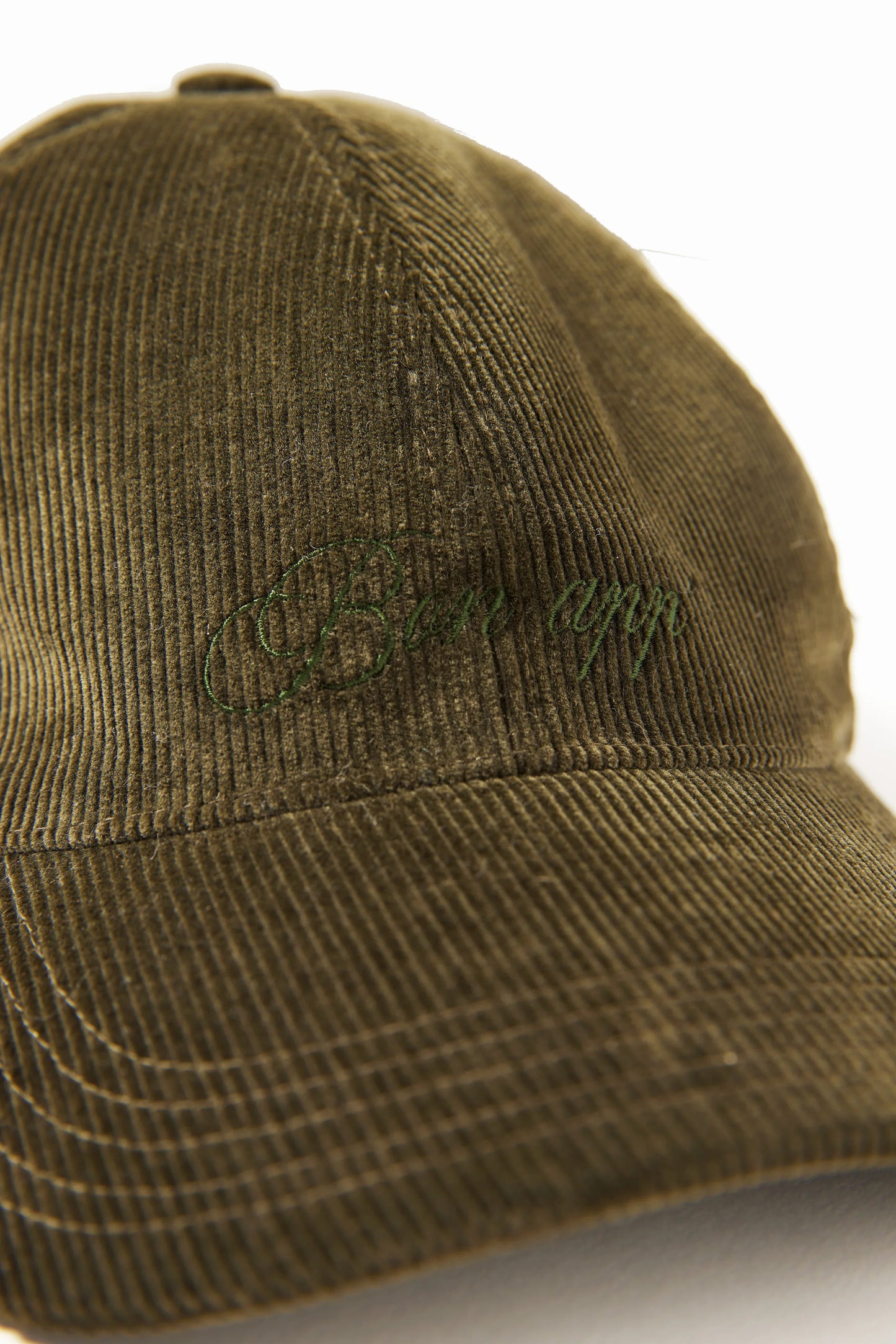 Casquette en velours côtelé Bon app'　カーキ　 - aLORS online store