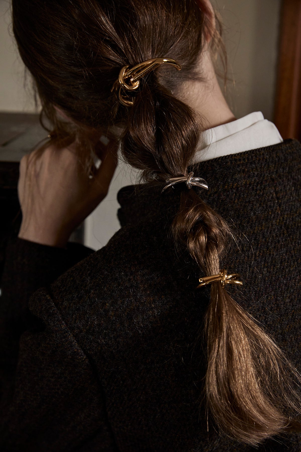 aLORS Select【CLOW ATELIER】The small Knot × 1　Gold/ Black