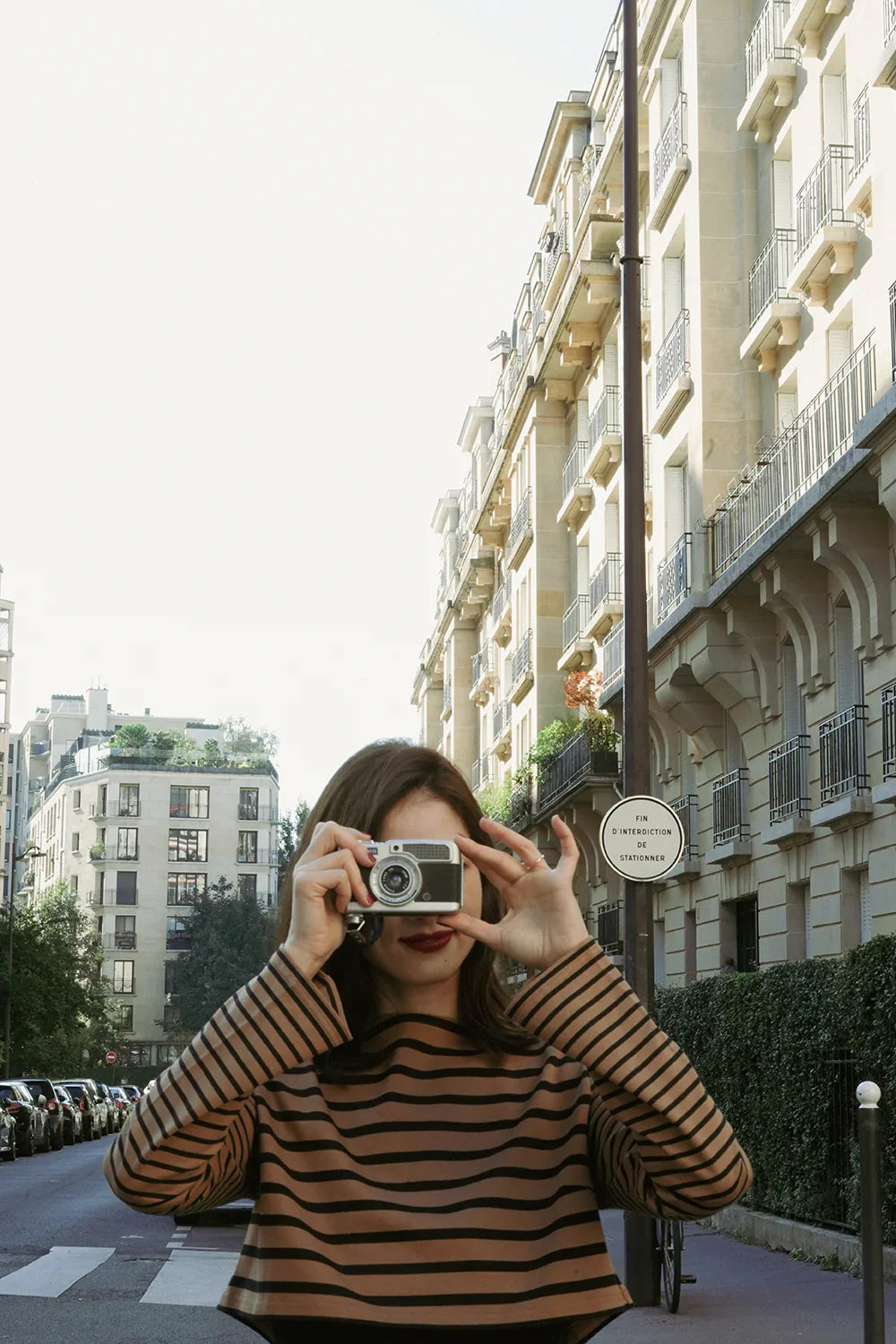 Haut marinière 【a】 ブラウン×ブラック　 - aLORS online store