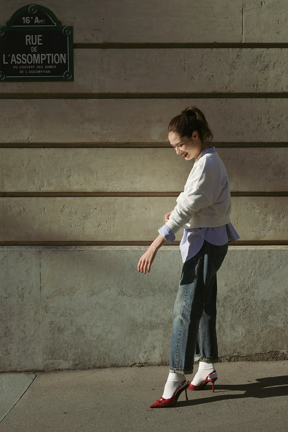 Sweat-shirt Sardina ホワイト - aLORS online store