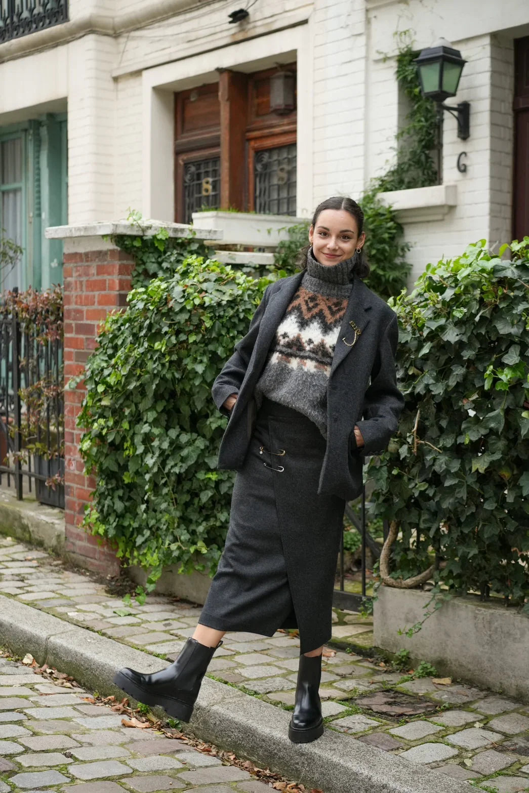 Jupe en tweed MOON "Bonnie" - aLORS online store