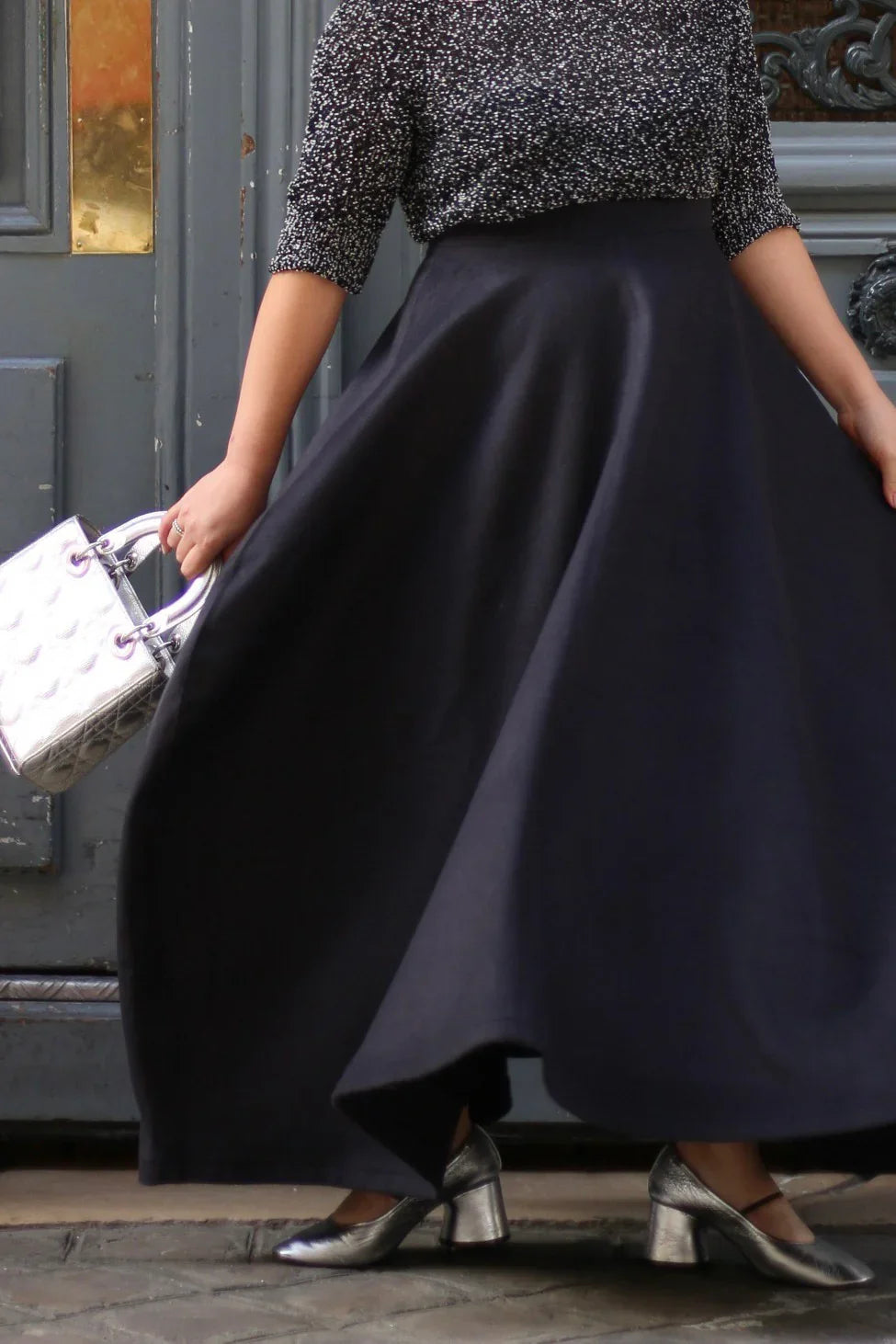 Jupe 【Clem-クレム-】Dark Charcoal Gray - aLORS online store