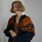 Foulard Ex-libris Paris x aLORS -une collaboration d’exception (キャメルx ネイビー) - aLORS online store