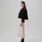 Veste courte en Alcantara Noir de Lune Artemis