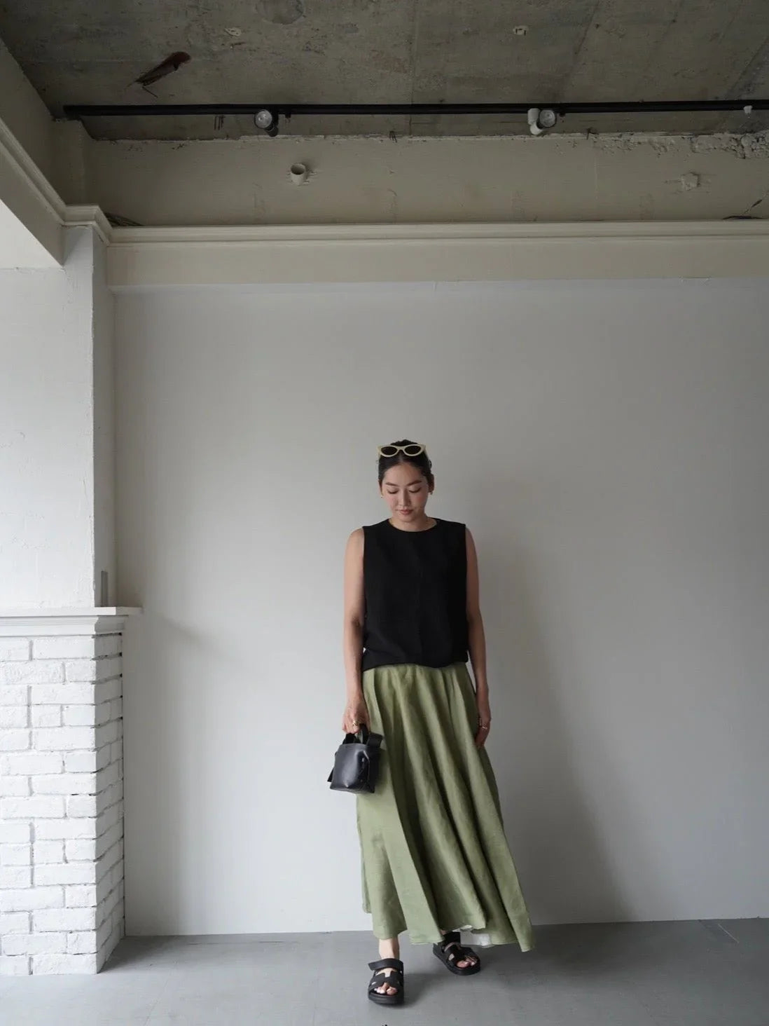 Jupe Laura カーキ - aLORS online store