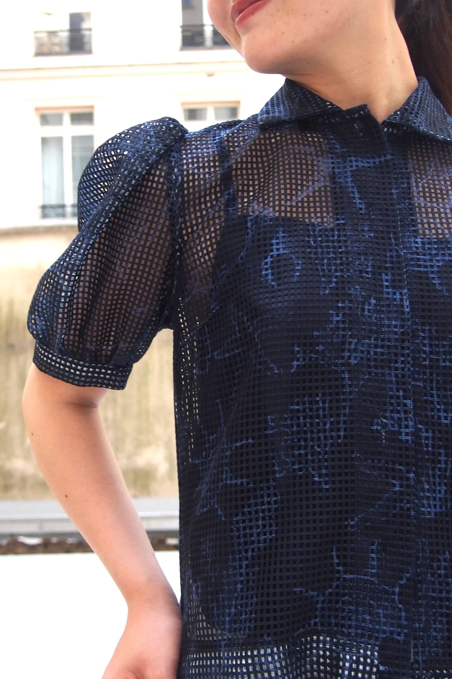 Blouse à manches bouffantes "Pelagia" - aLORS online store