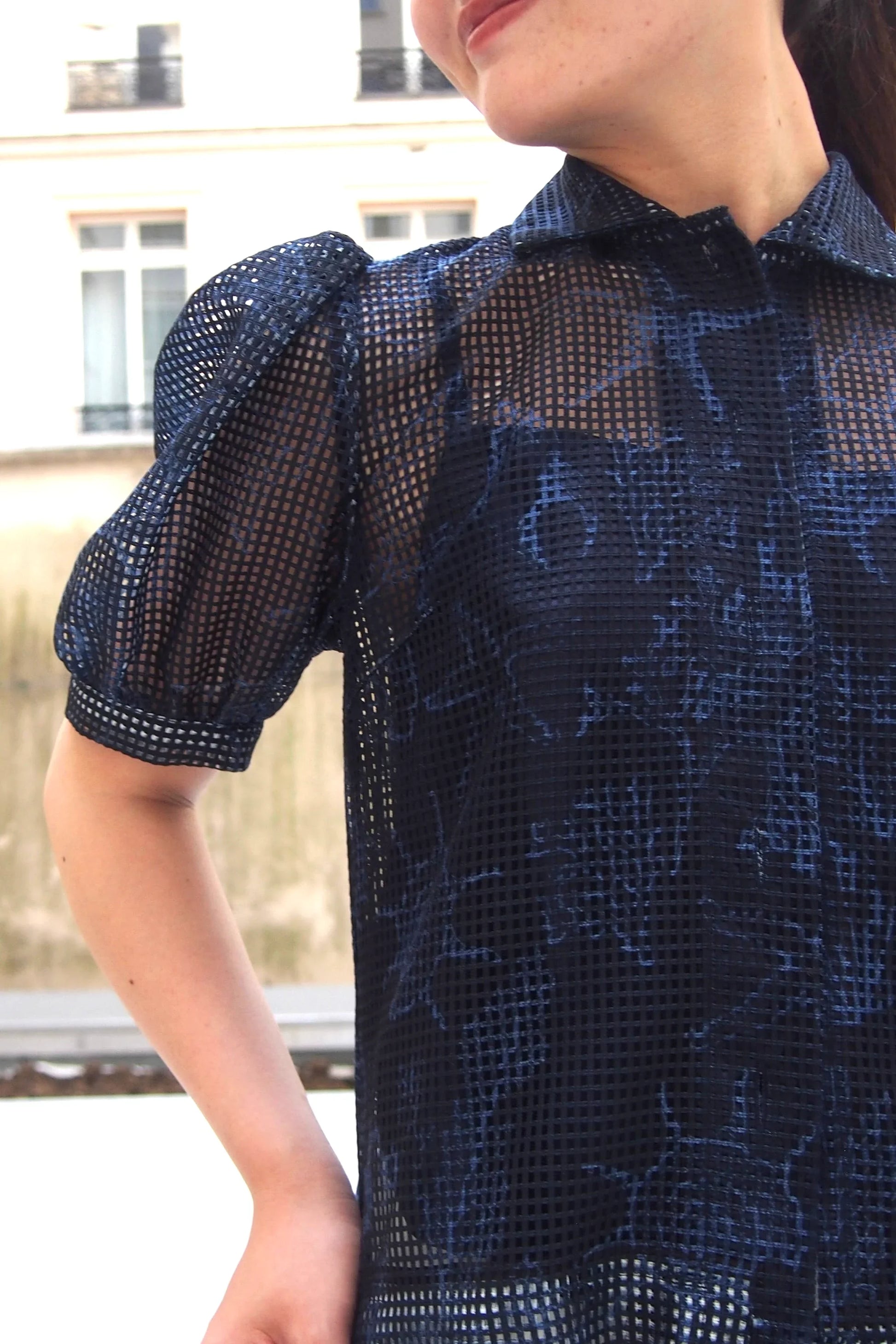 Blouse à manches bouffantes "Pelagia" - aLORS online store