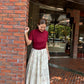 Buyee様専用　商品ページ Jupe "Astrifera" Ivory × Bordeaux