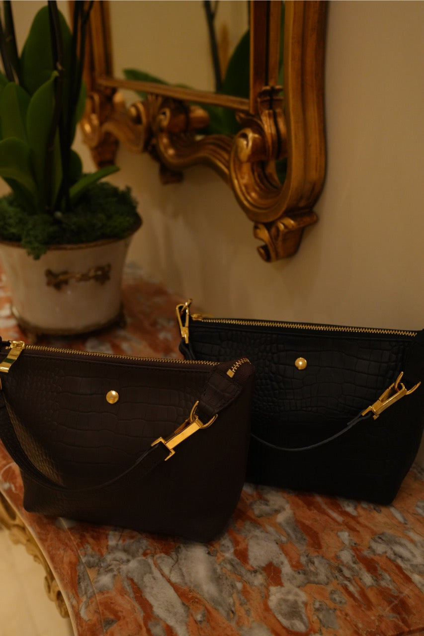 Tutto a Posto Pouch Dark Brown ミニバッグ/ポーチ