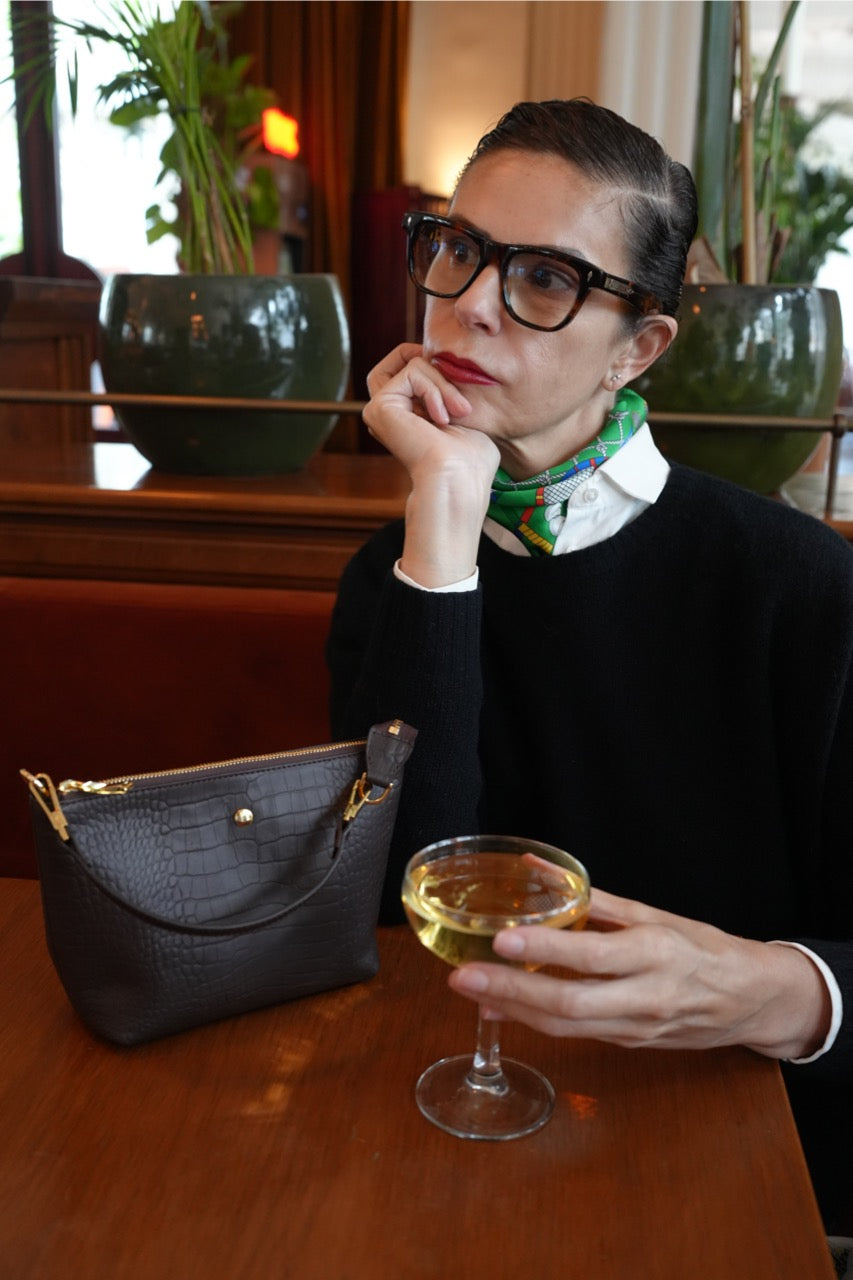 Tutto a Posto Pouch Dark Brown ミニバッグ/ポーチ