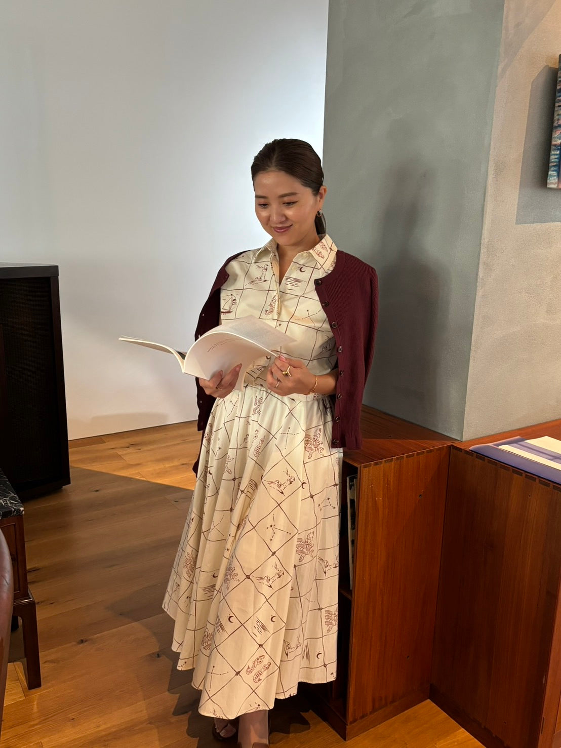 Buyee様専用　商品ページ Jupe "Astrifera" Ivory × Bordeaux