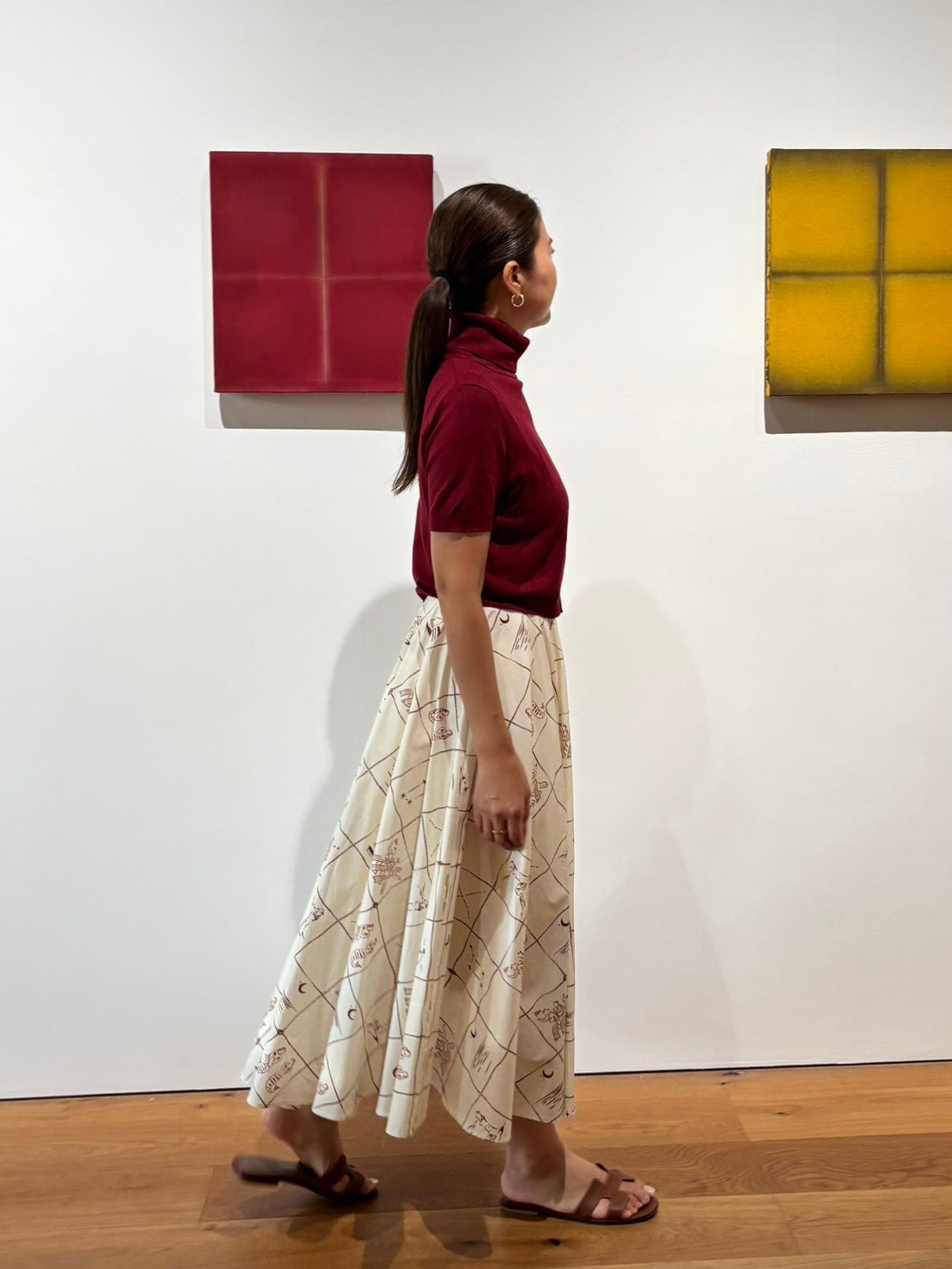 Buyee様専用　商品ページ Jupe "Astrifera" Ivory × Bordeaux