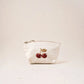 aLORS Select【Elizabeth Scarlett】Cherries Cotton Coin Purse - Cream