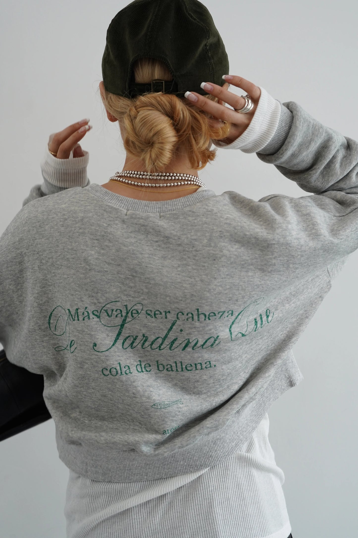 Sweat-shirt Sardina グレー - aLORS online store