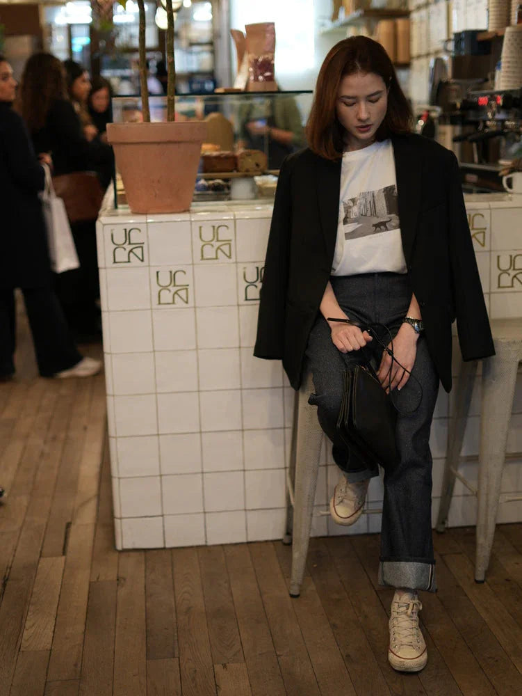 【Jean a】Indigo sucre glace　 - aLORS online store