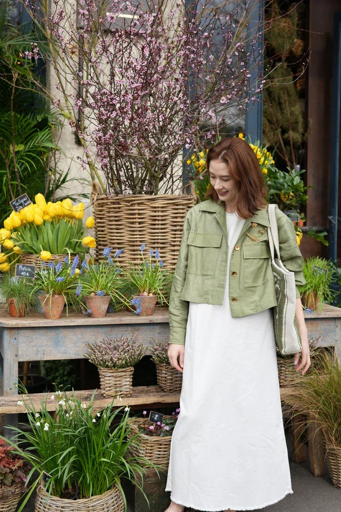 Veste avec broches【Déméter】feminine　 - aLORS online store