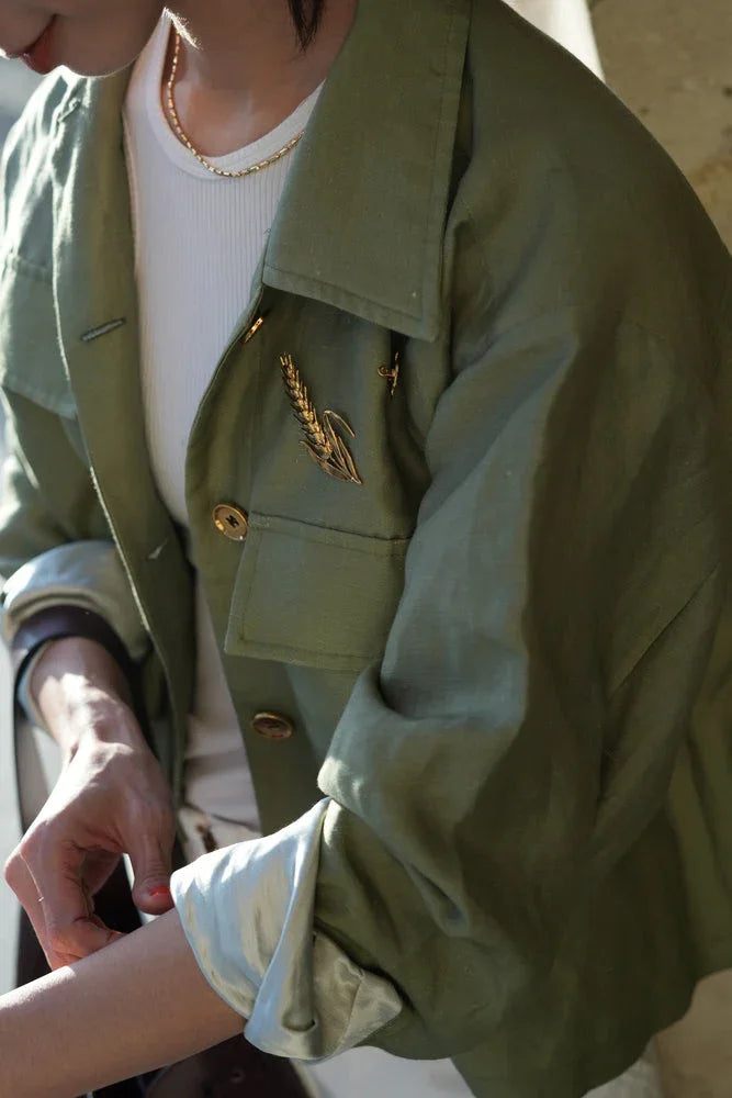 Veste avec broches【Déméter】feminine　 - aLORS online store