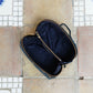 aLORS Select【Elizabeth Scarlett】Honey Bee Charcoal Velvet Open Flat Makeup Bag