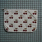 aLORS Select [Elizabeth Scarlett] Honey Bee Charcoal Velvet Open Flat Makeup Bag