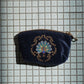 aLORS Select【Elizabeth Scarlett】Botanical Peacock Velvet Coin Purse - Indigo
