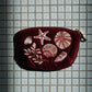 aLORS Select【Elizabeth Scarlett】Ocean Treasures Velvet Coin Purse - Port