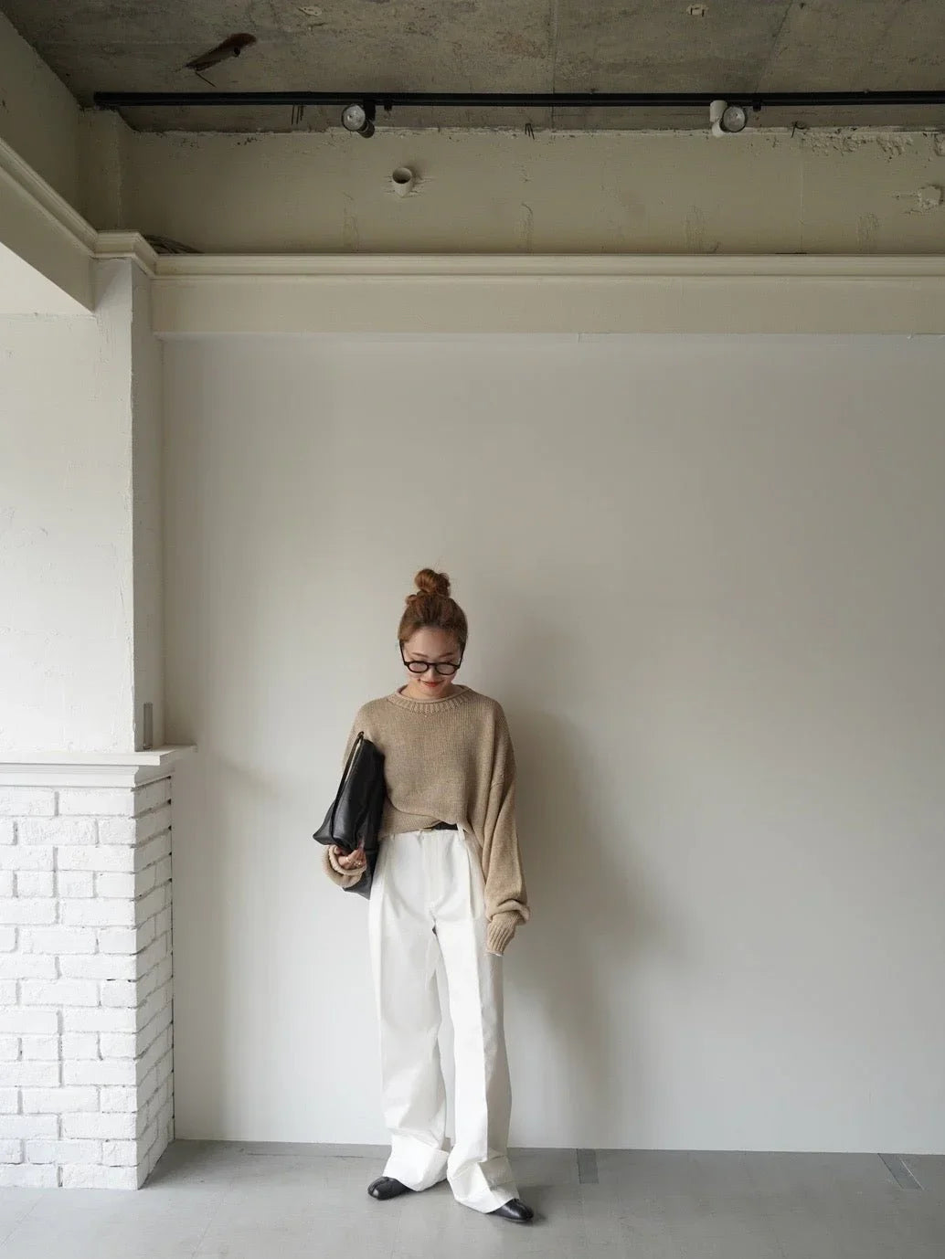 Pantalon chino 【a】ホワイト - aLORS online store