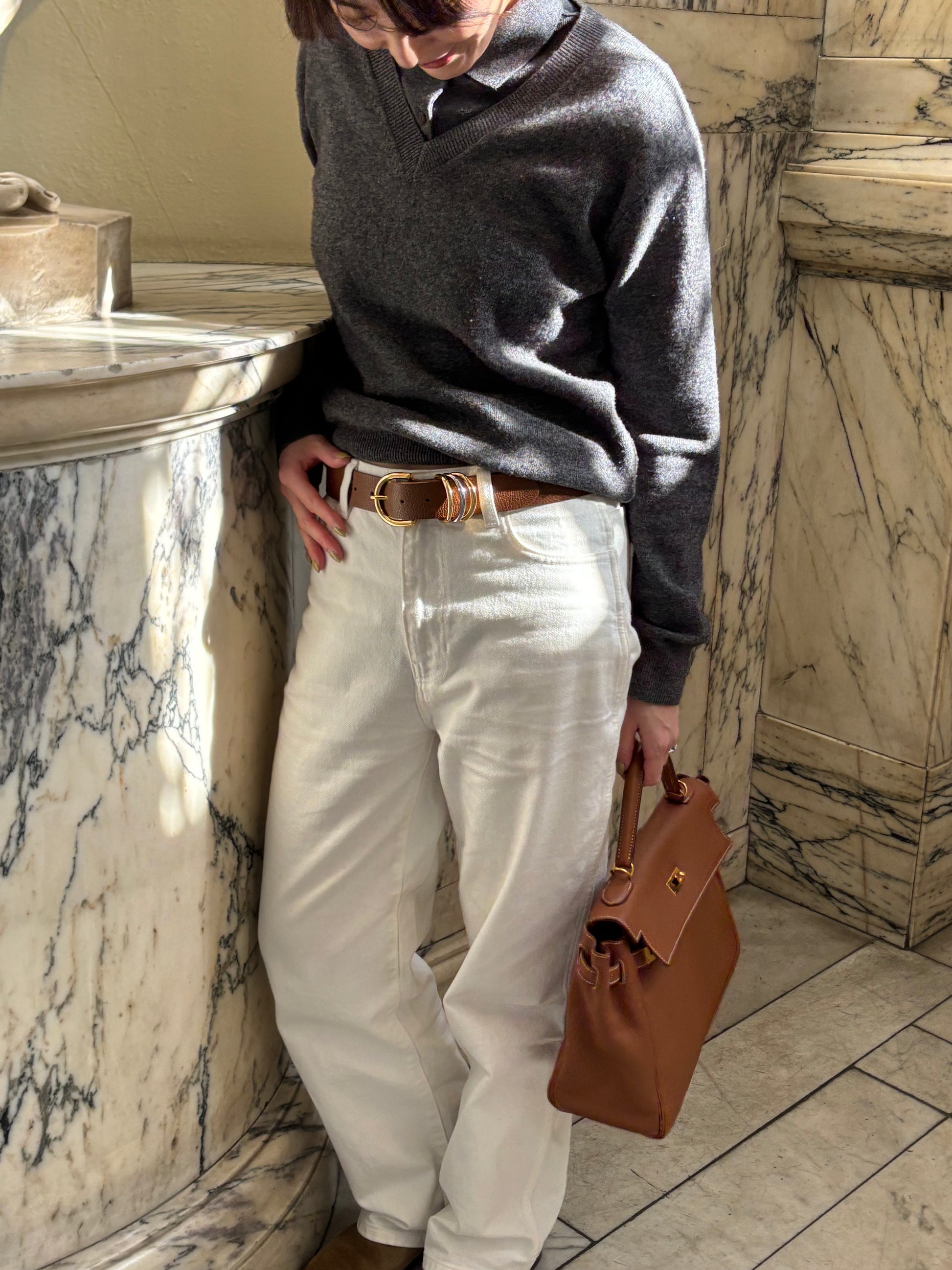 Cintura "Anello di enigma" Tiramisù(ブラウン) - aLORS online store