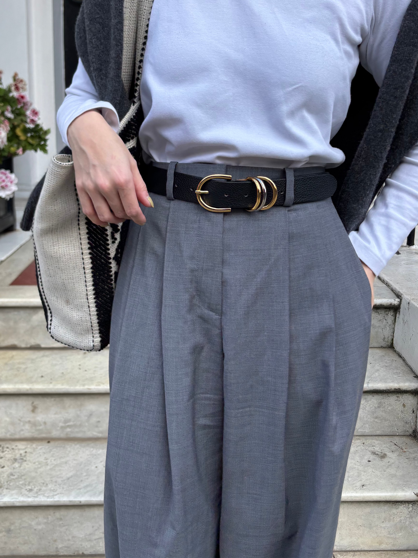 Cintura "Anello di enigma" Nero(ブラック) - aLORS online store