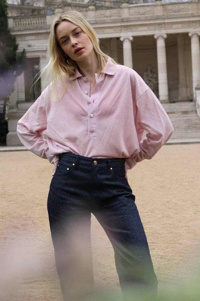 【Jean a】Indigo sucre glace　 - aLORS online store