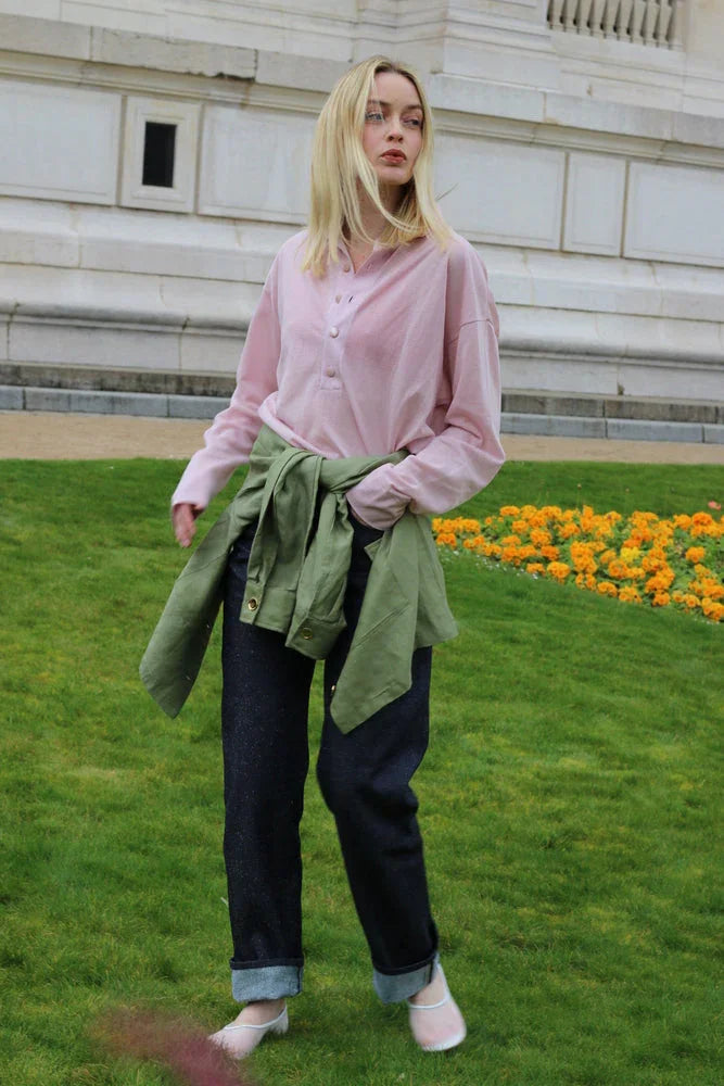 【Jean a】Indigo sucre glace　 - aLORS online store