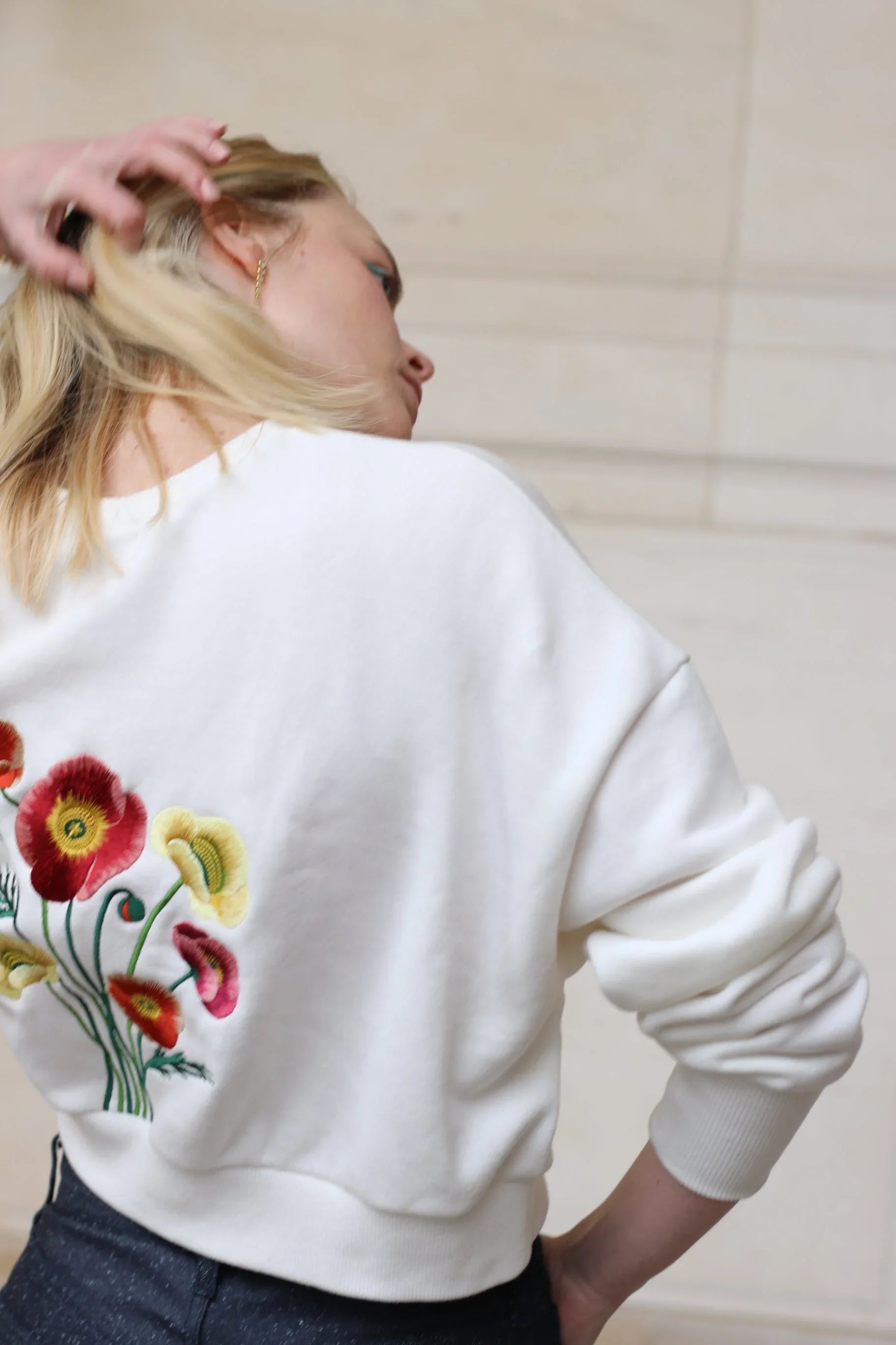 "Vivaldi!" Collection limited edition Sweat-shirt【Coquelicots】 - aLORS online store