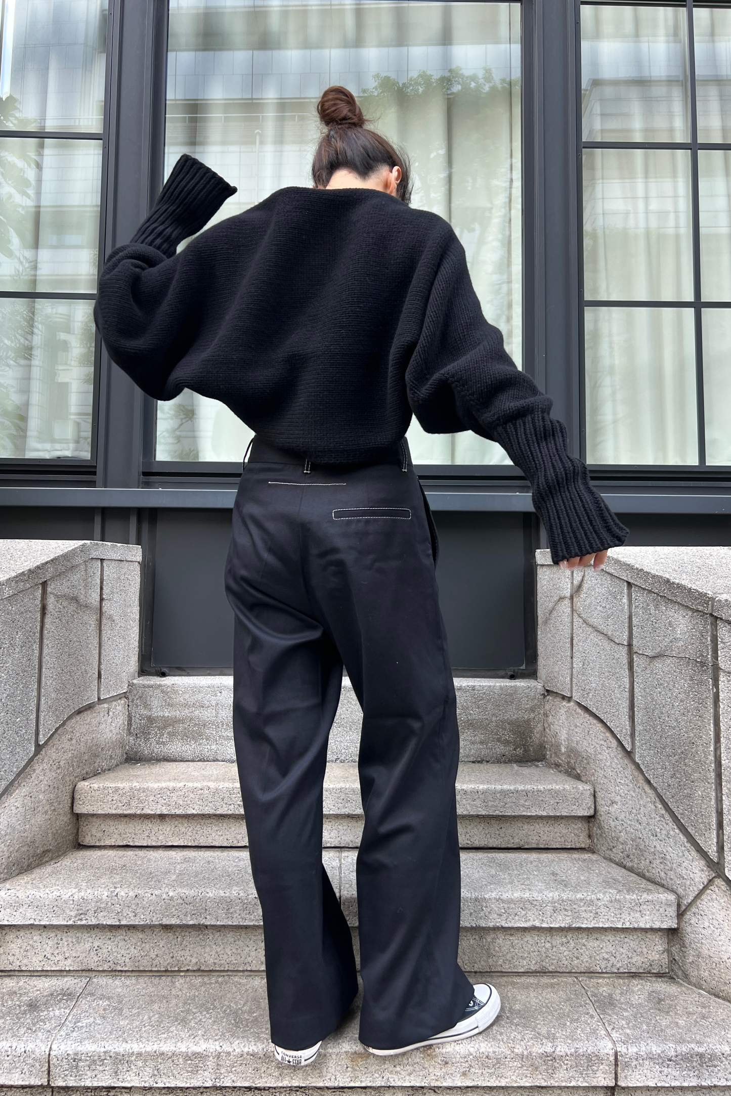 Écharpe et boléro "a" ブラック