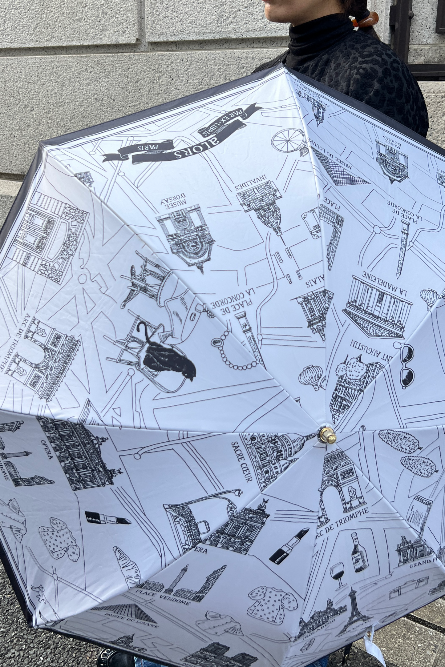 Soleil & Pluie Ex-libris Paris x aLORS - une collaboration d'exception  (ホワイトxブラック)
