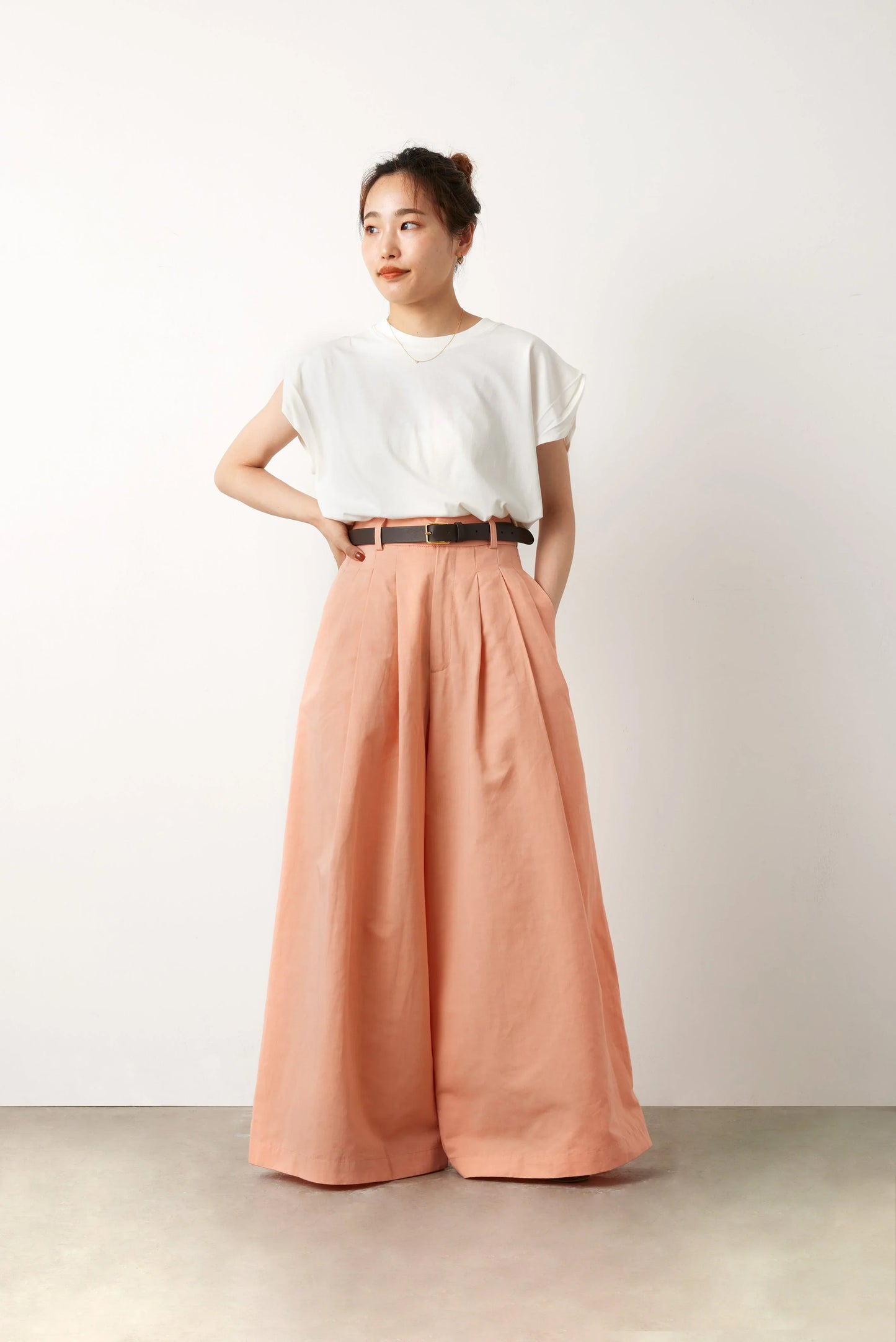 aLORS Cintura(ベルト) Marrone Scuro(濃茶) x Oro(ゴールド)　 - aLORS online store