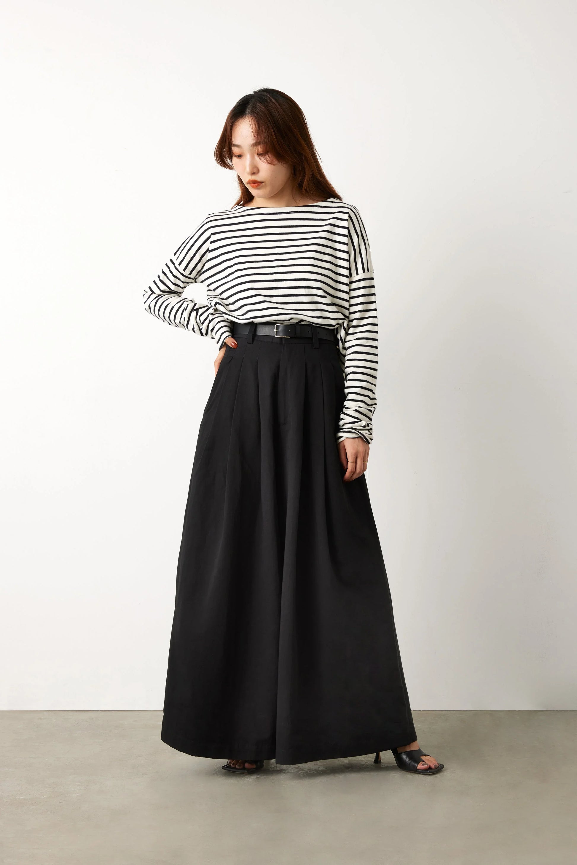 aLORS Cintura(ベルト) Nera(黒) x Argento(シルバー) - aLORS online store