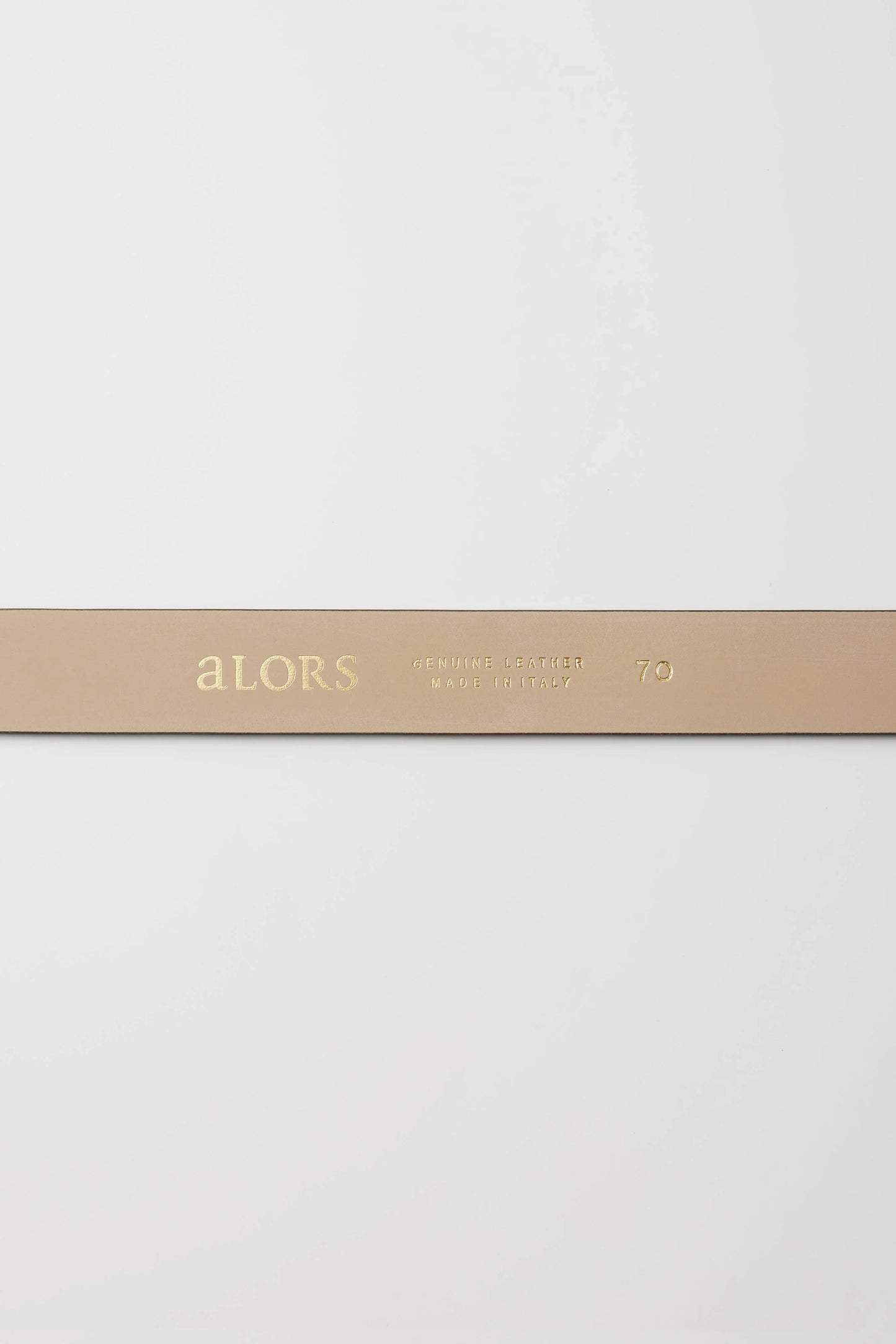 aLORS Cintura(ベルト) Marrone Scuro(濃茶) x Oro(ゴールド)　 - aLORS online store