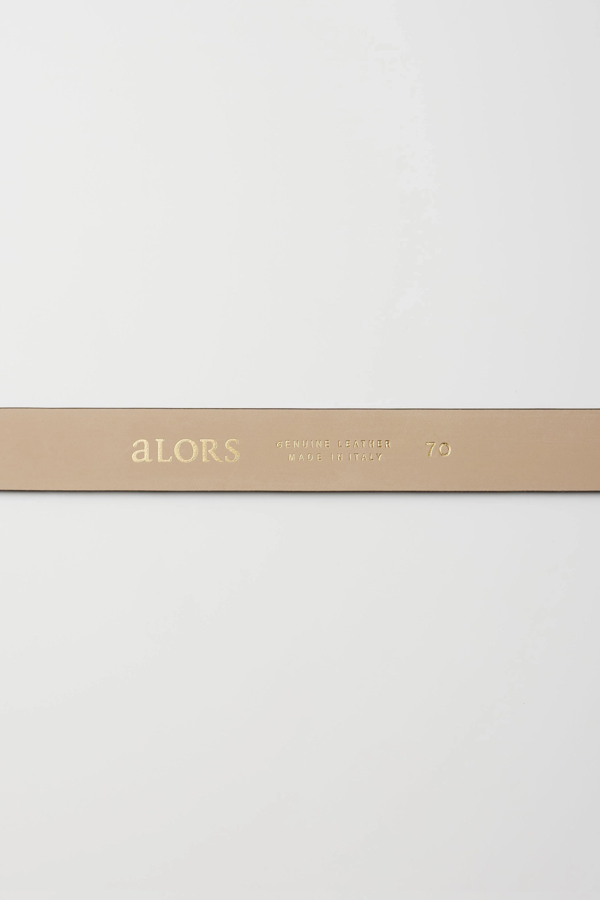 aLORS Cintura(ベルト) Marrone Scuro(濃茶) x Oro(ゴールド)　 - aLORS online store