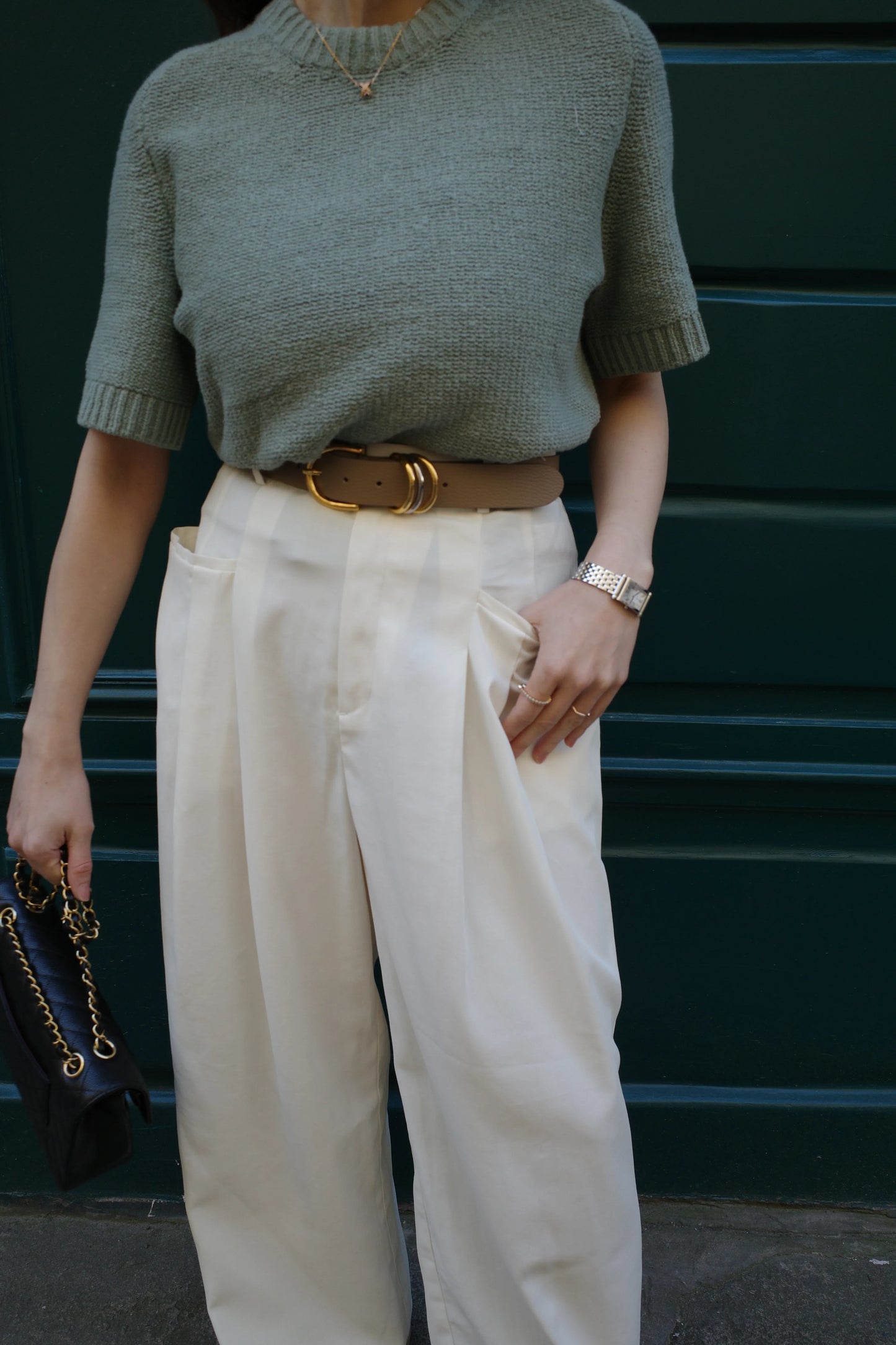 Cintura "Anello di enigma" Cappuccino(トープ) - aLORS online store