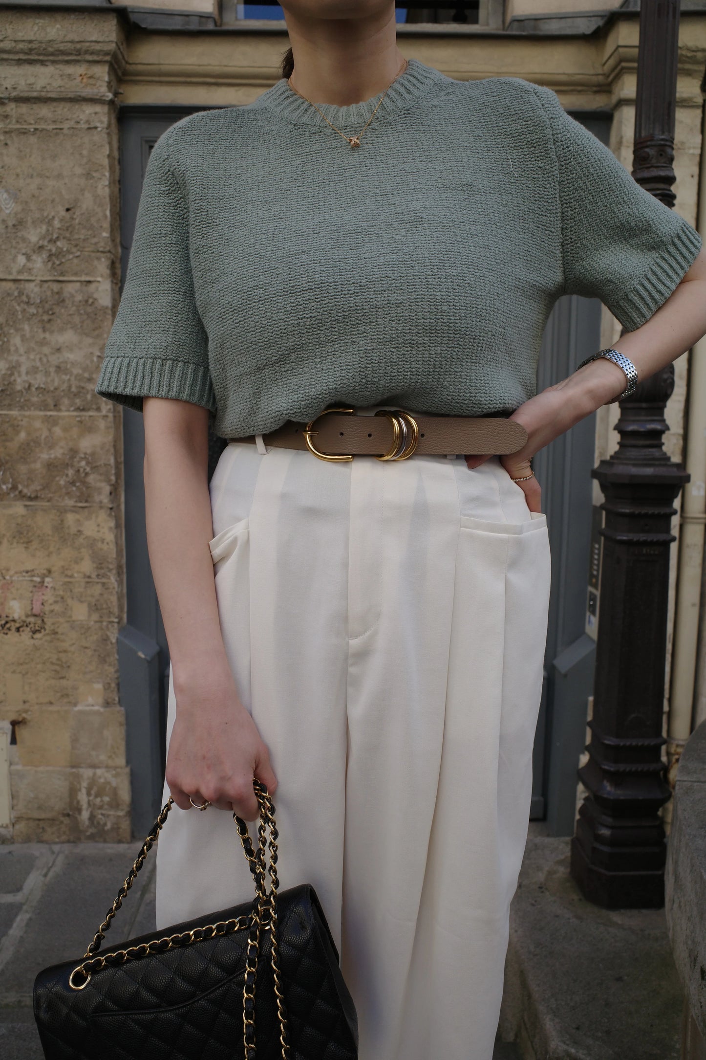 Cintura "Anello di enigma" Cappuccino(トープ) - aLORS online store