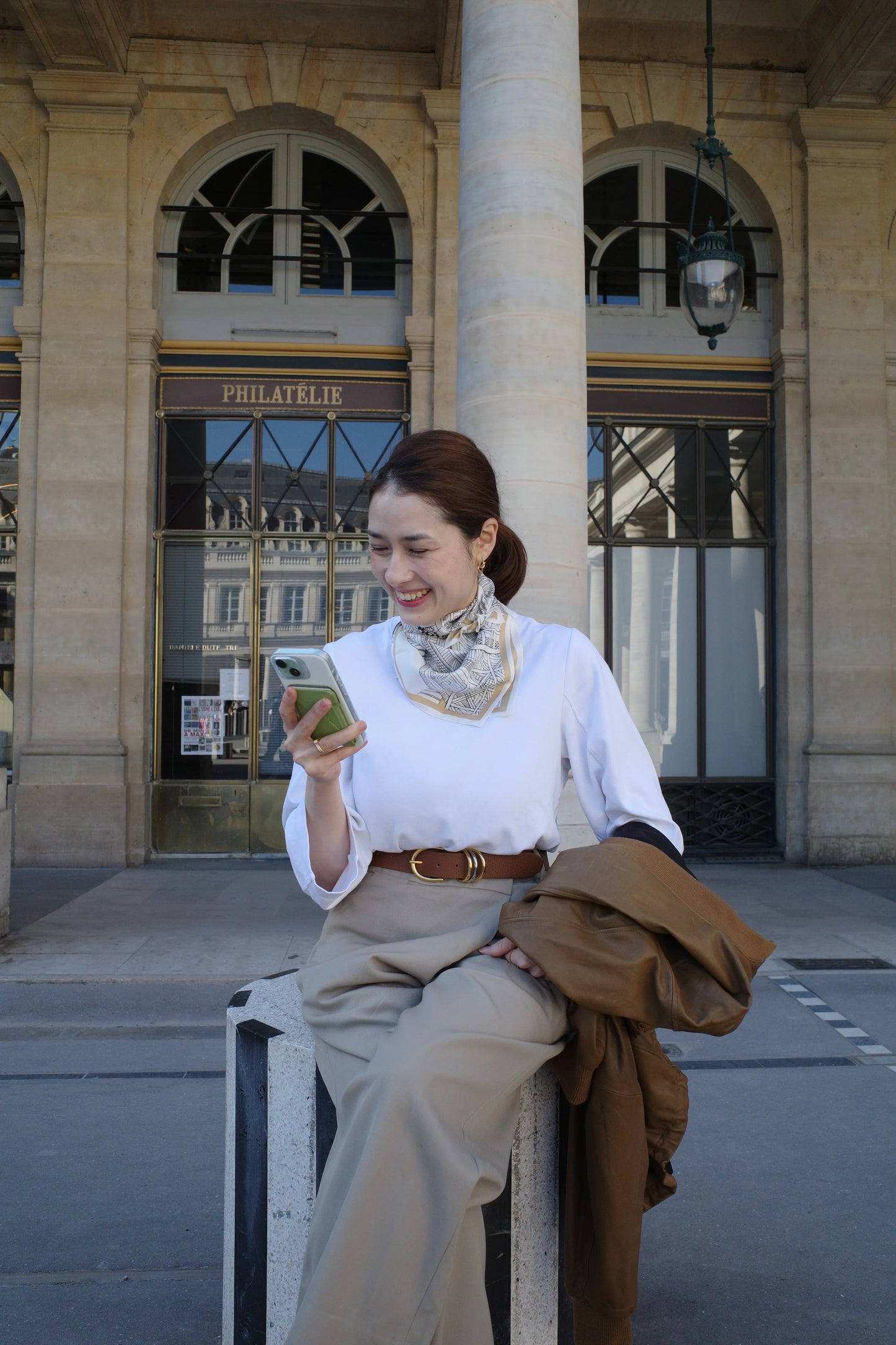 Cintura "Anello di enigma" Tiramisù(ブラウン) - aLORS online store