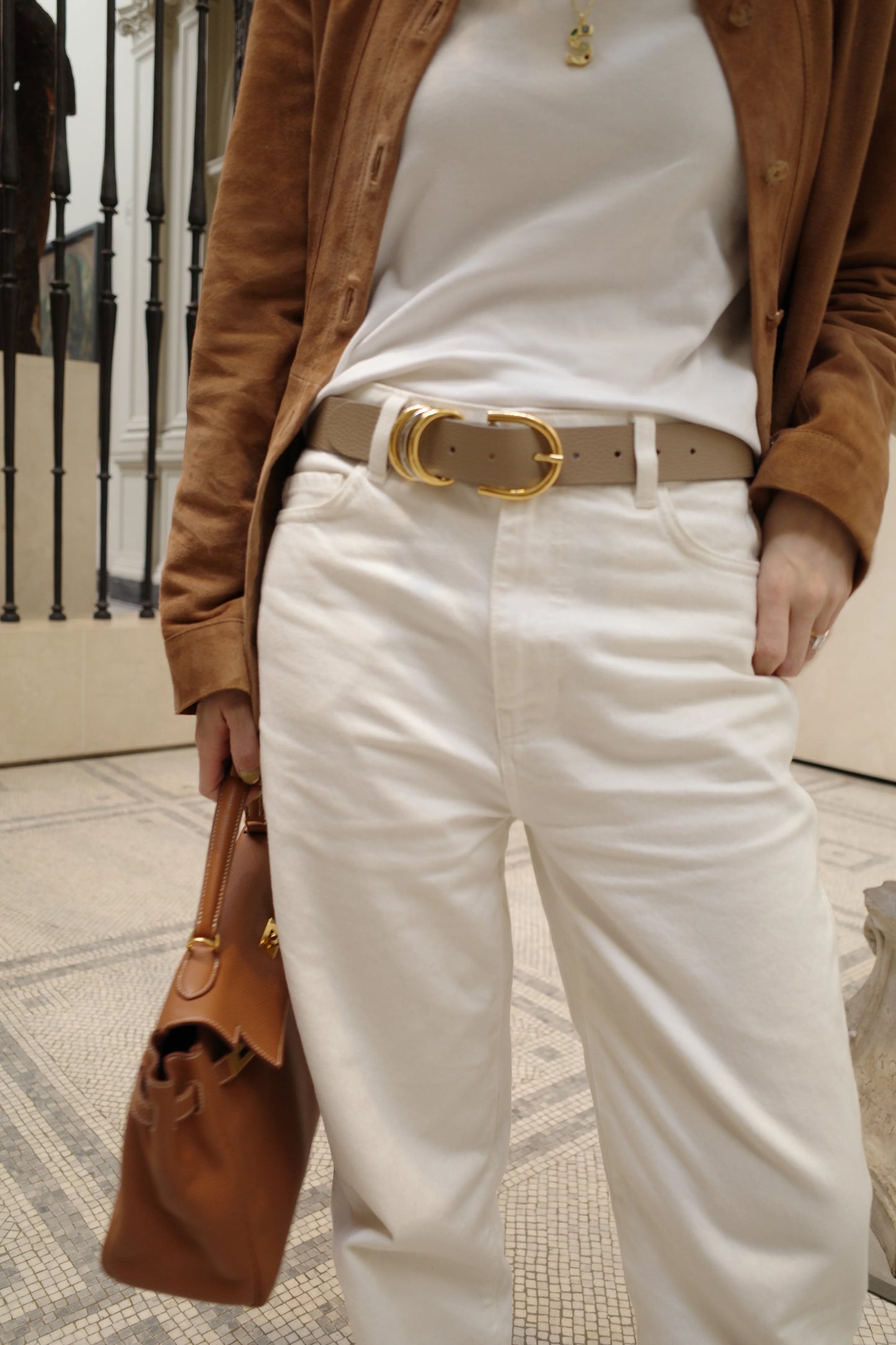 Cintura "Anello di enigma" Cappuccino(トープ) - aLORS online store