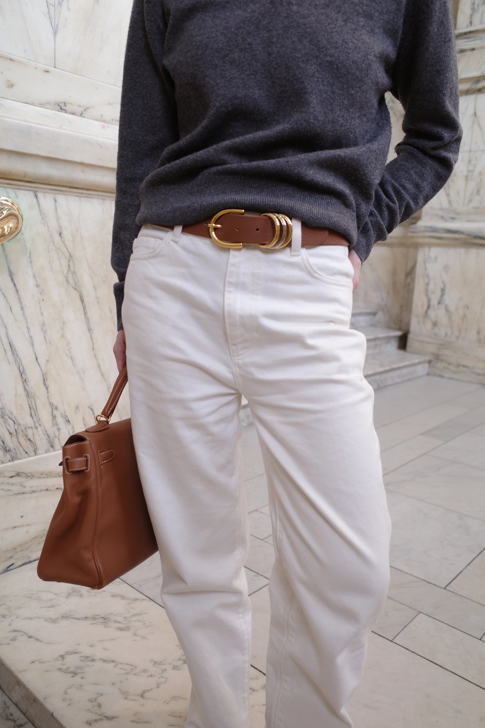 Cintura "Anello di enigma" Tiramisù(ブラウン) - aLORS online store