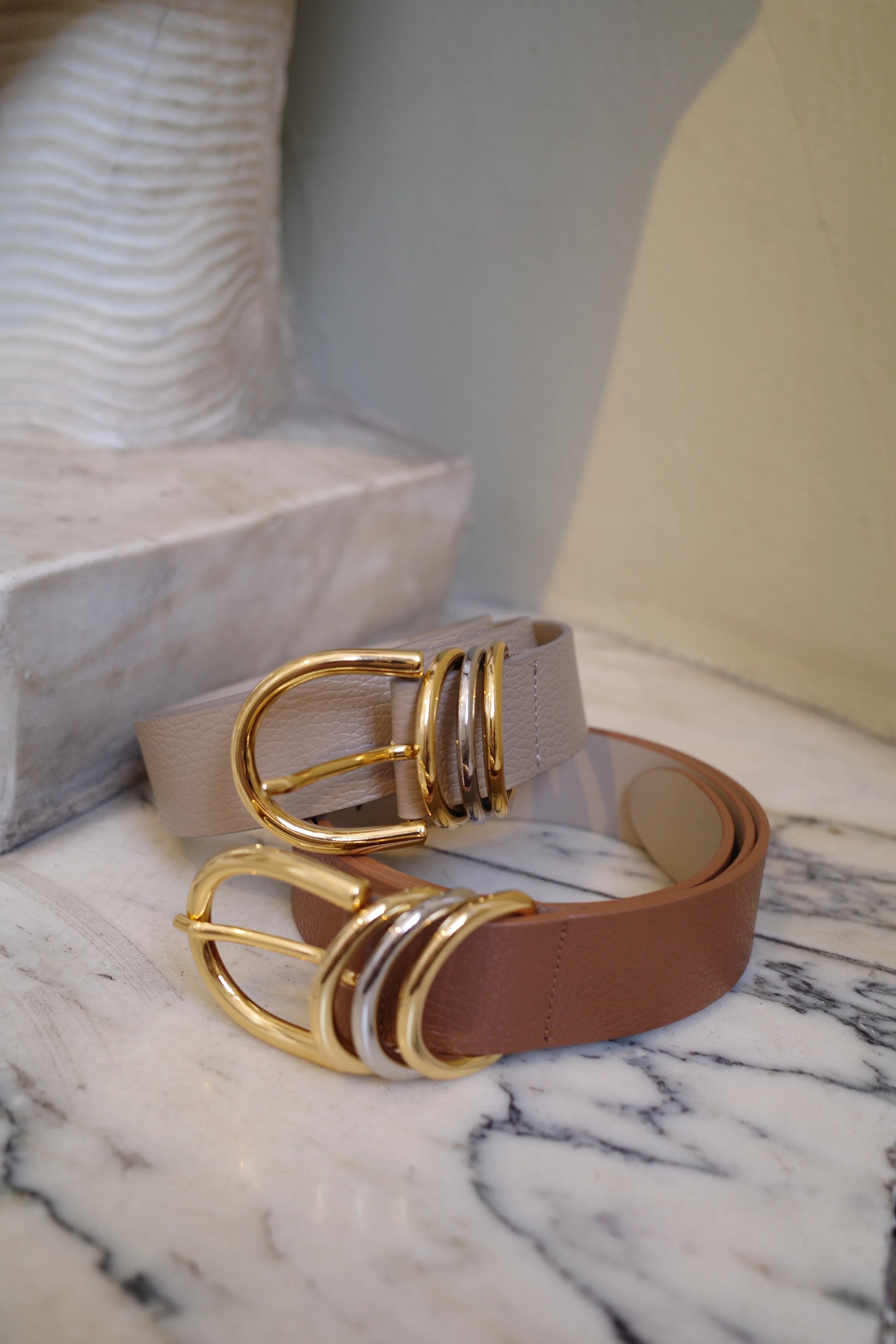 Cintura "Anello di enigma" Tiramisù(ブラウン) - aLORS online store