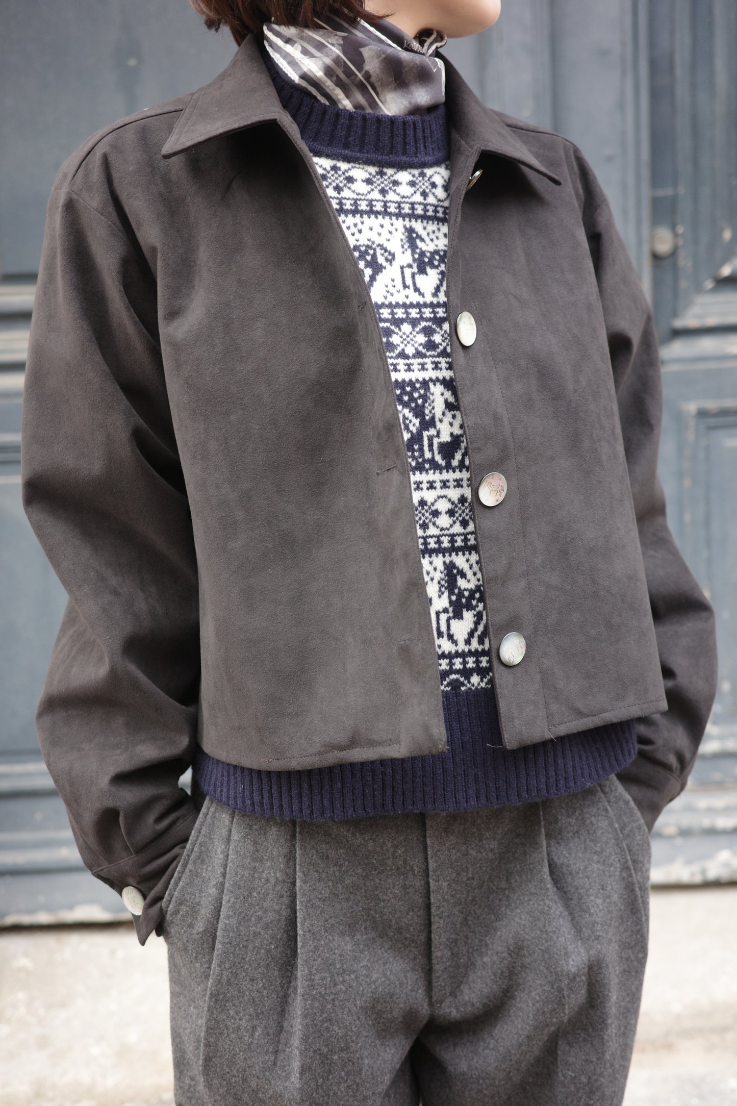 Carré Cavaliers par Katrien Soeffers Cavaliers  Lavis 墨黒