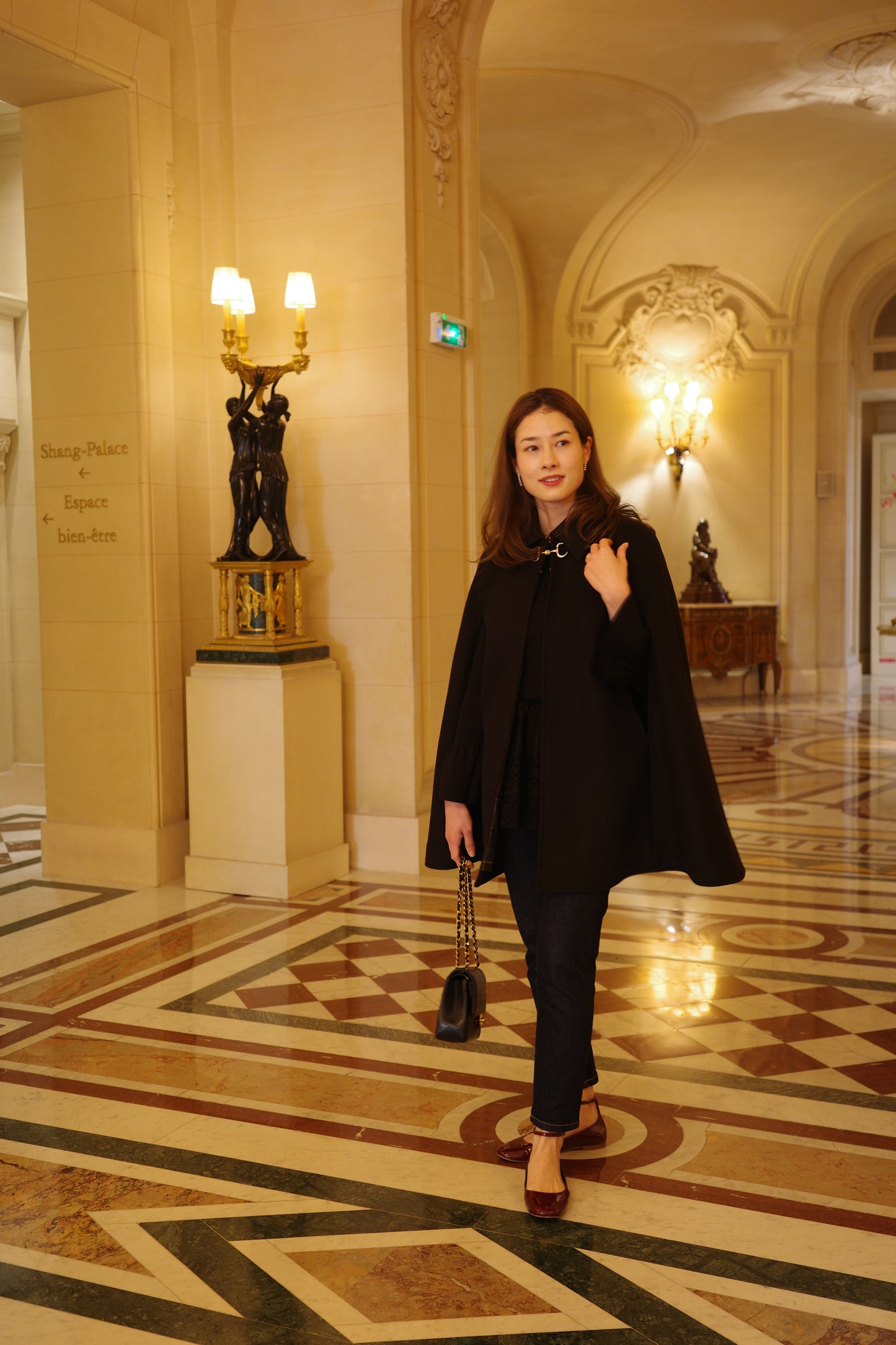 Cape à mors Calliope  Noir ブラック x チェック